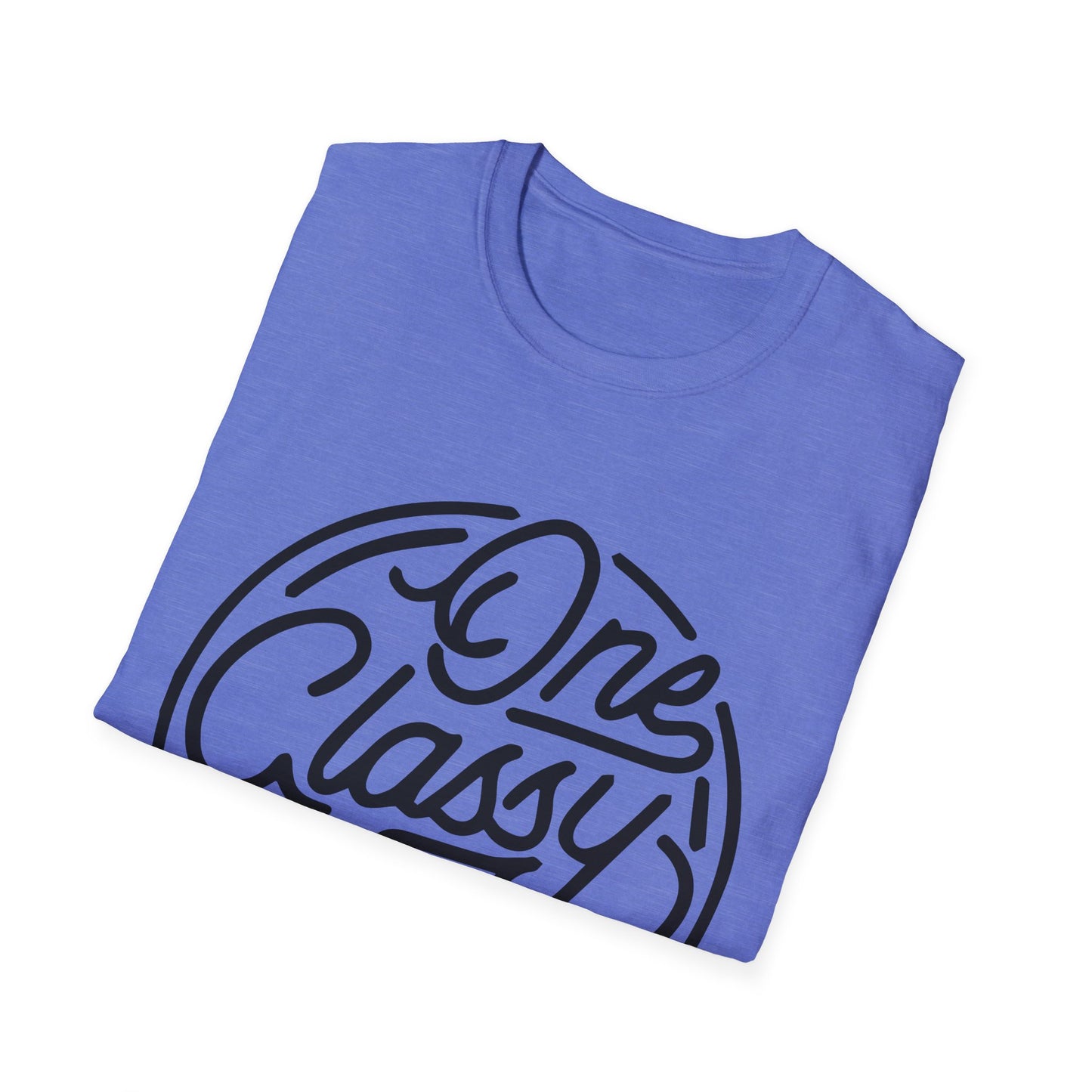 One Classy Bitch Unisex Softstyle T-Shirt - Chic and Playful Statement Tee