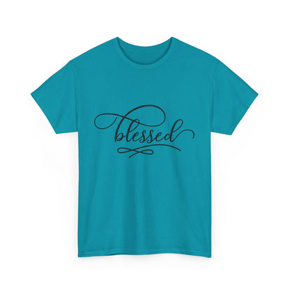 Blessed Unisex Heavy Cotton Tee - Comfortable and Meaningful Shirt for Everyday Wear