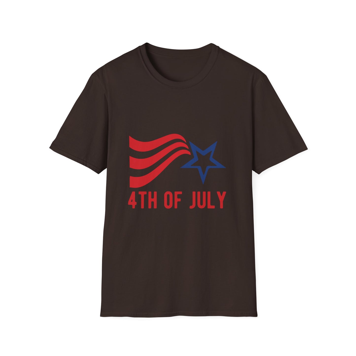 Patriotic 4th of July Unisex T-Shirt, Independence Day Shirt, USA Shirt, Casual Summer Tee, Red White Blue Celebration Tee