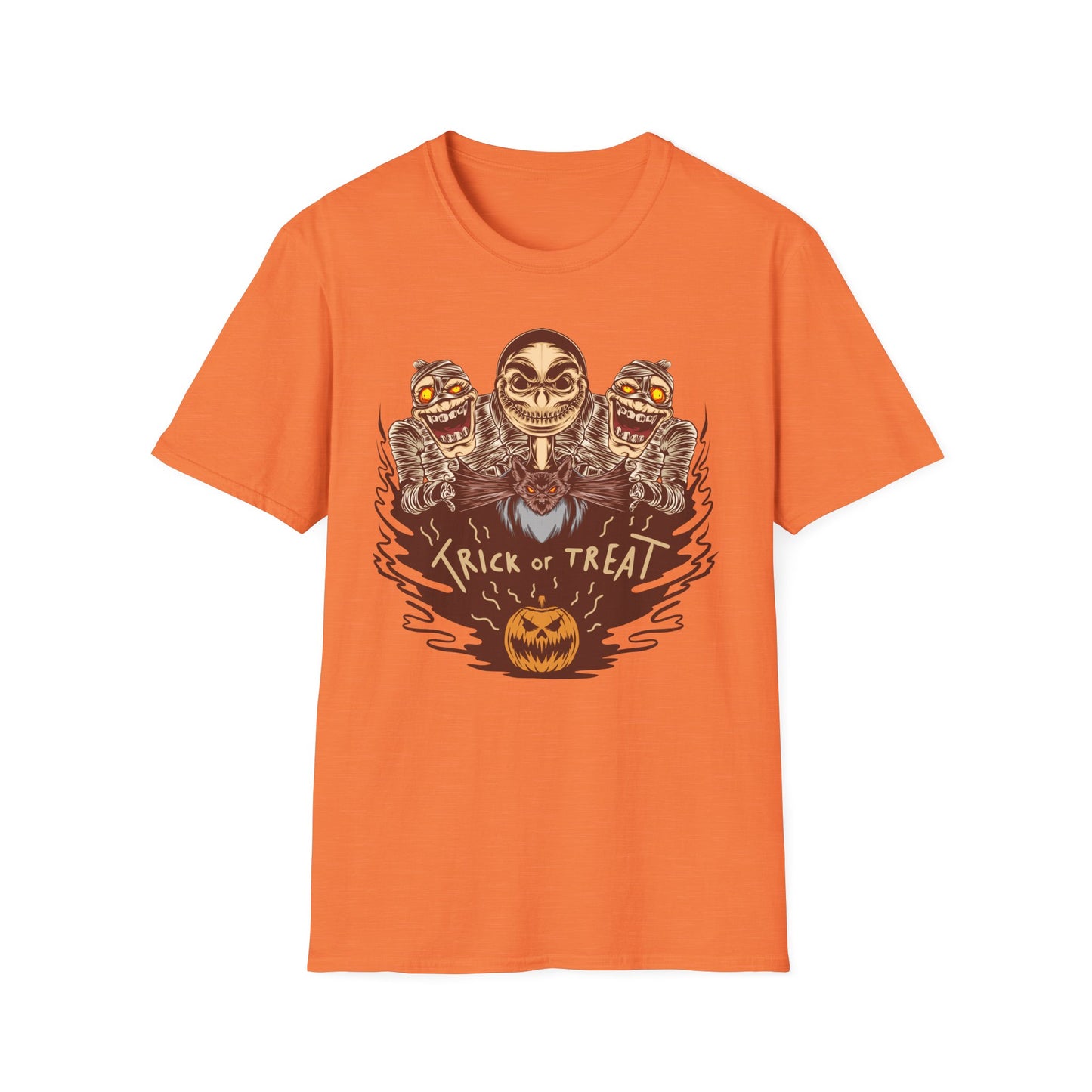 Halloween Trick or Treat Unisex T-Shirt, Spooky Shirt, Fall Fashion, October Celebration Tee, Halloween Costume Tee