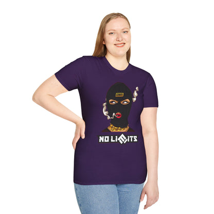 Unisex Softstyle T-Shirt - No Limits Graphic Tee for Bold Individuals