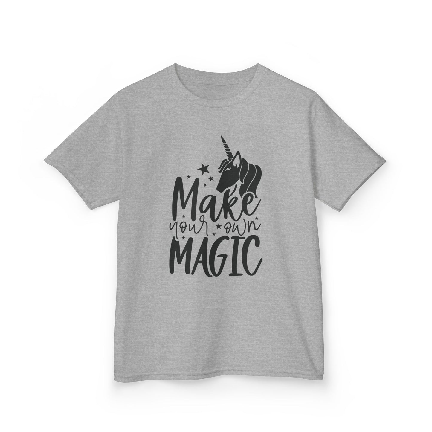 Kids Unicorn Magic Tee - 'Make Your Own Magic' Cotton Shirt