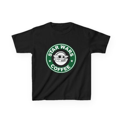 Star Wars Coffee Kids Tee, Fun Graphic T-shirt for Boys & Girls, Perfect for Birthdays, Star Wars Fans, Casual Wear