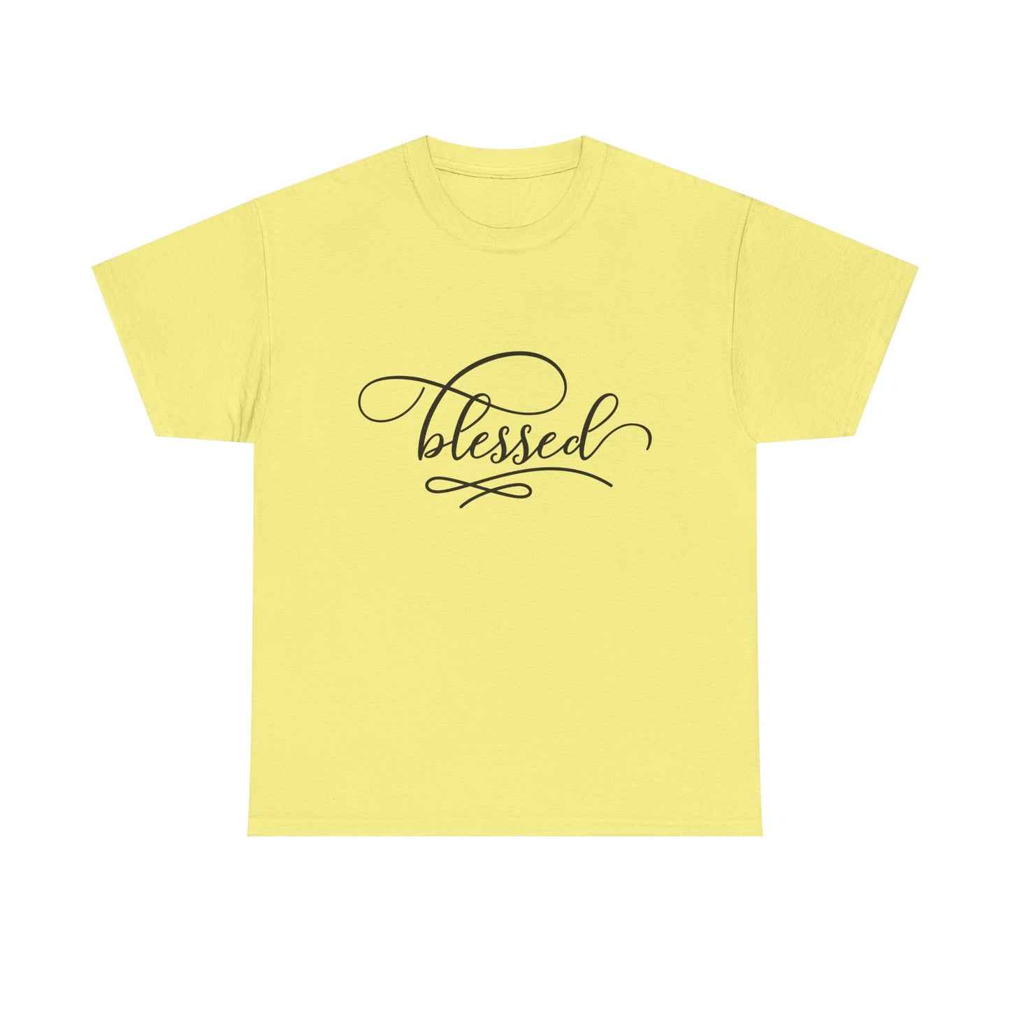 Blessed Unisex Heavy Cotton Tee - Comfortable and Meaningful Shirt for Everyday Wear