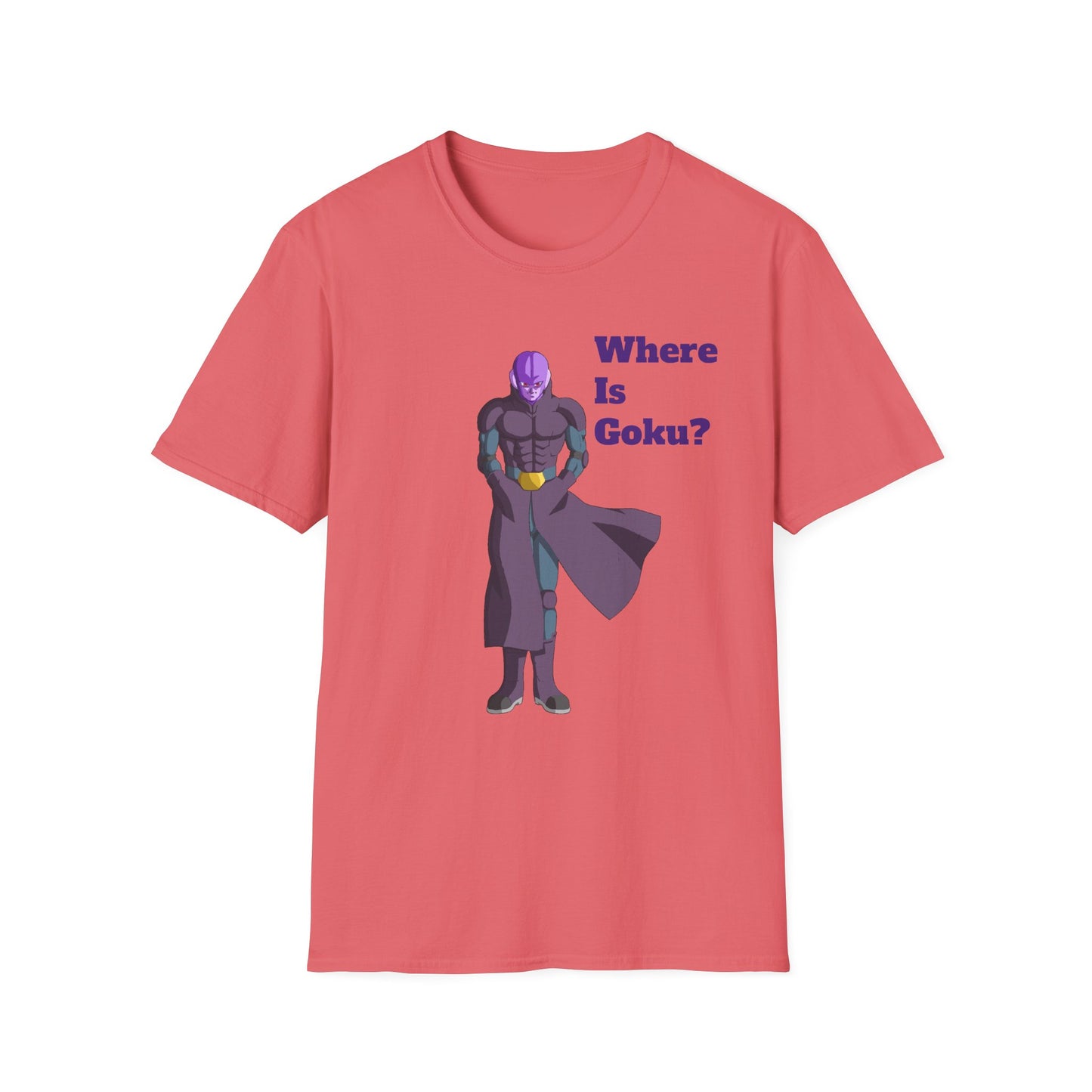 Where Is Goku? Unisex Softstyle T-Shirt for Anime Fans