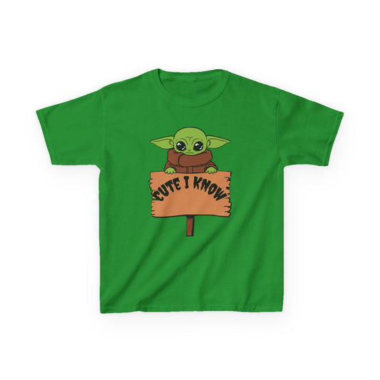 Cute Baby Alien Kids Tee - "Cute I Know" Design for Trendy Kids