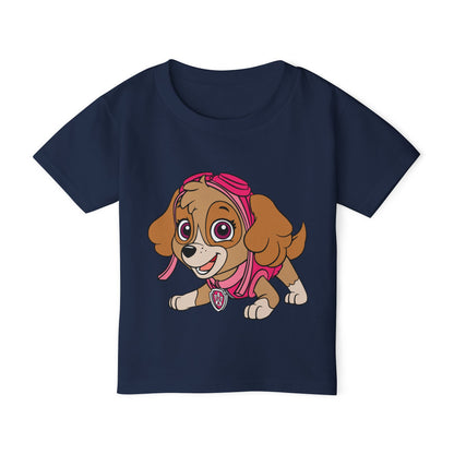 Cute Toddler T-Shirt with Playful Puppy Design, Kids Gift, Birthday Party Outfit, Everyday Wear, Animal Lover Tee