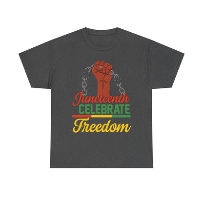 Juneteenth Freedom Tee, Celebrate Freedom Shirt, Unisex Cotton T-Shirt, Black History Month Apparel, Equality and Justice Top