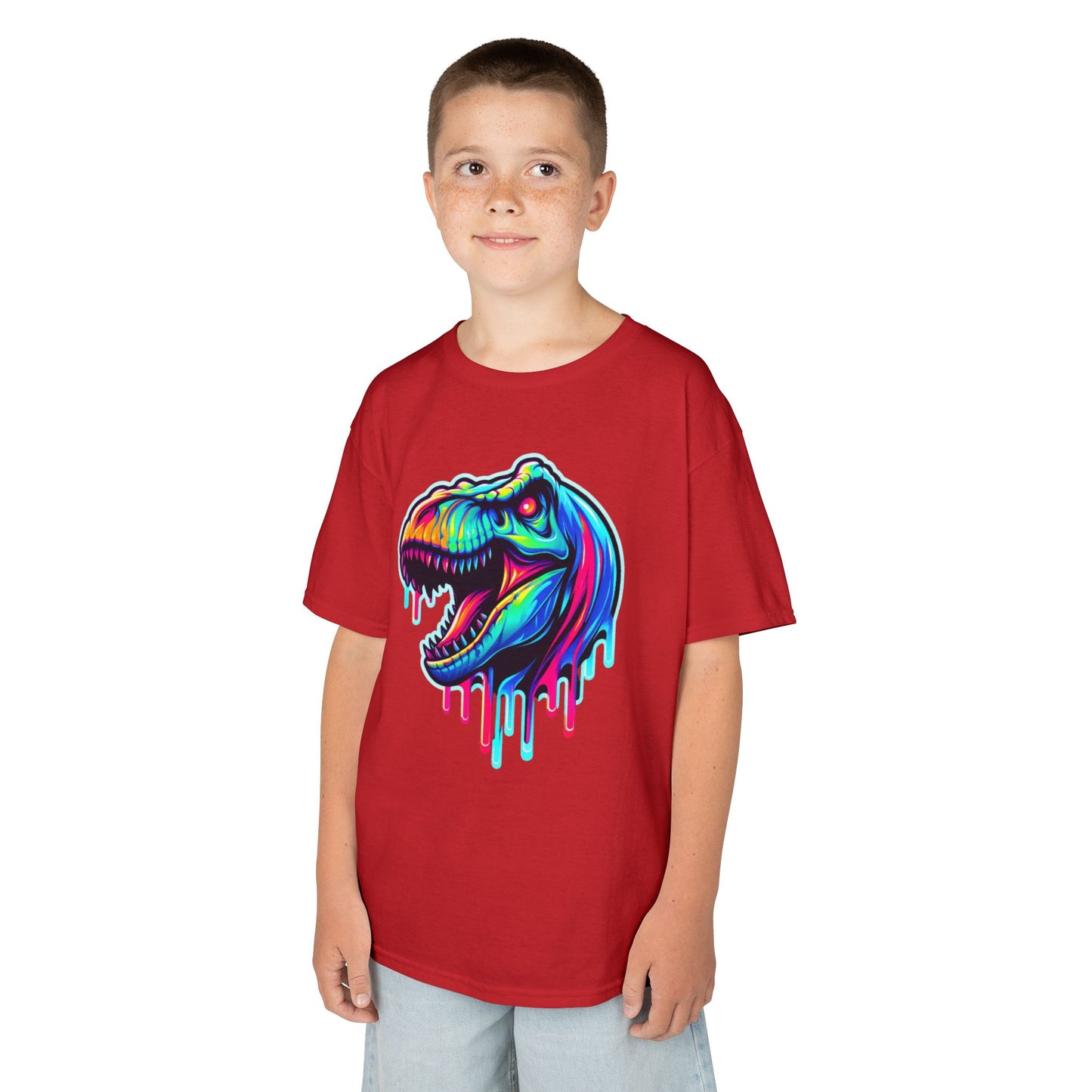 Colorful Dinosaur Kids Tee - Fun for Parties & Everyday Adventures