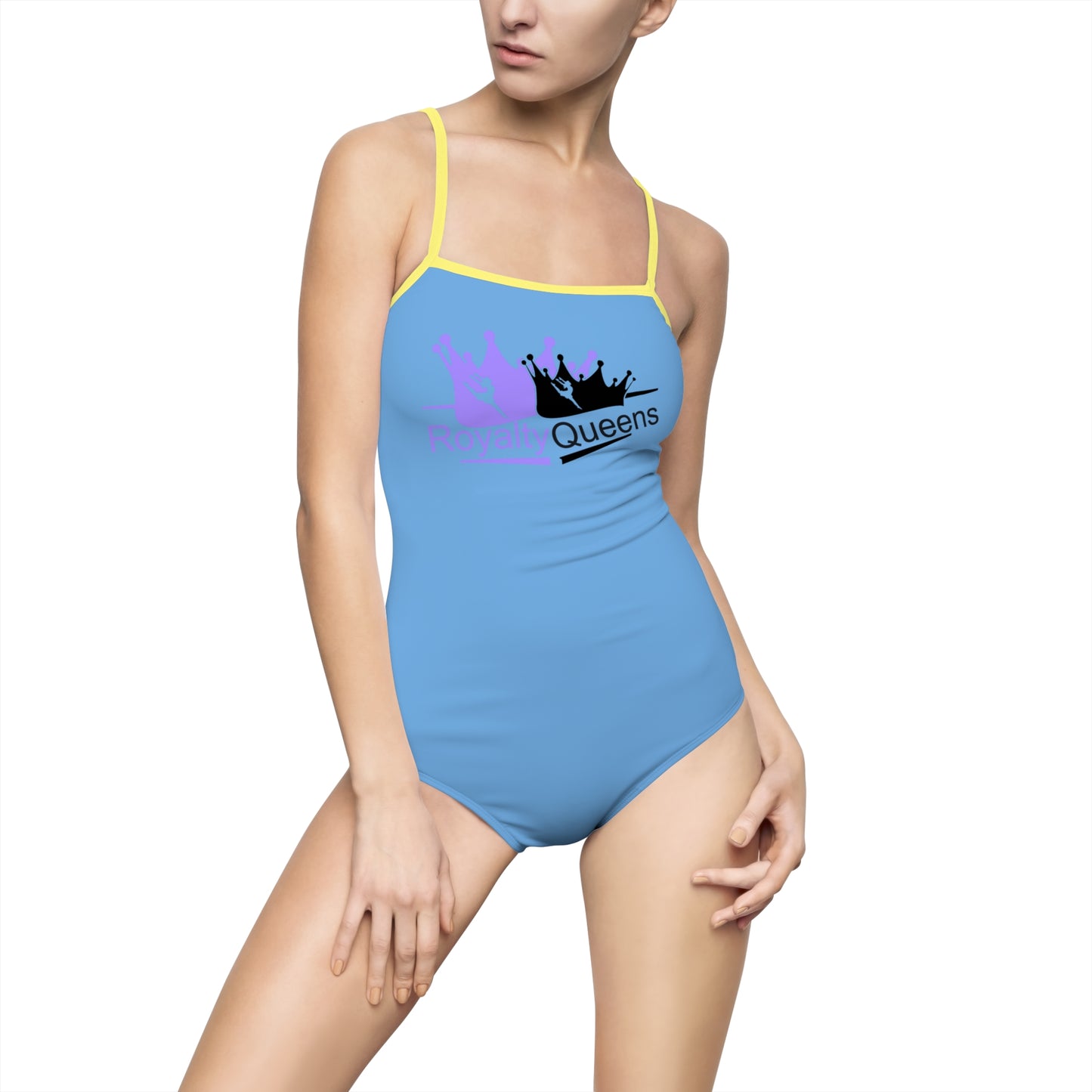 Sassy Queens One-Piece Swimsuit, Summer Beachwear, Pool Party Attire, Vacation Swimwear, Fun Swim Suit, Gift for Friends
