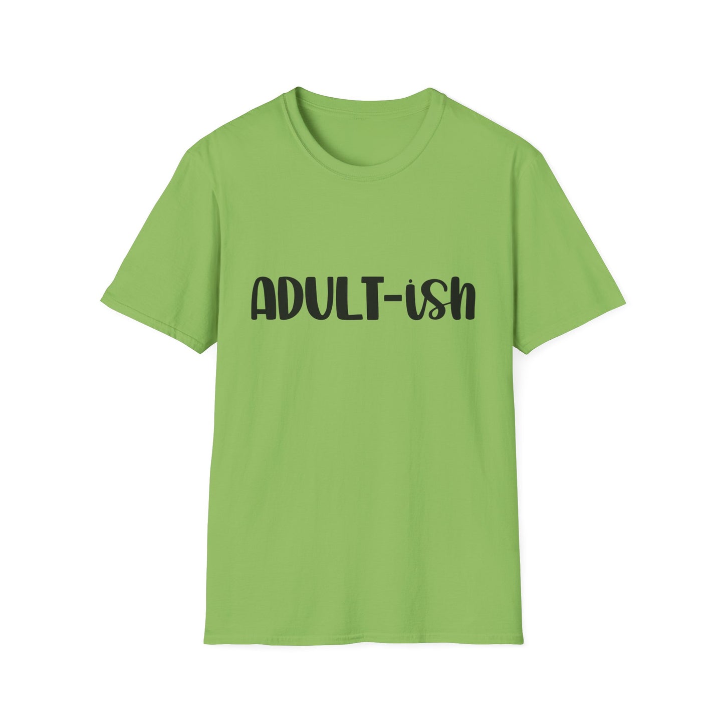 Funny Adult-ish Unisex Softstyle T-Shirt – Perfect Gift for New Adults