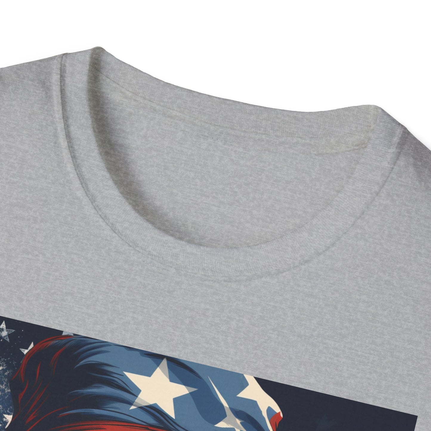 Patriotic Monkey Graphic T-Shirt, Fourth of July Tee, Summer Clothing, Unisex Casual Wear, Fun Gift for Animal Lovers, USA Pride Shirt