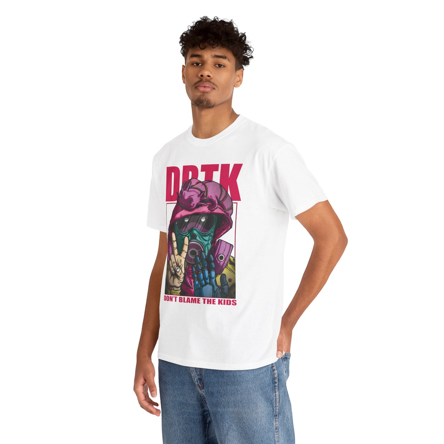 Unisex Heavy Cotton Tee - 'Don't Blame The Kids' Graphic T-Shirt for Trendy Streetwear Lovers