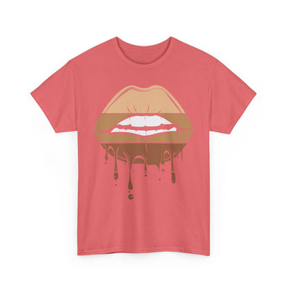 Chic Bold Lip Graphic Tee - Unisex Heavy Cotton