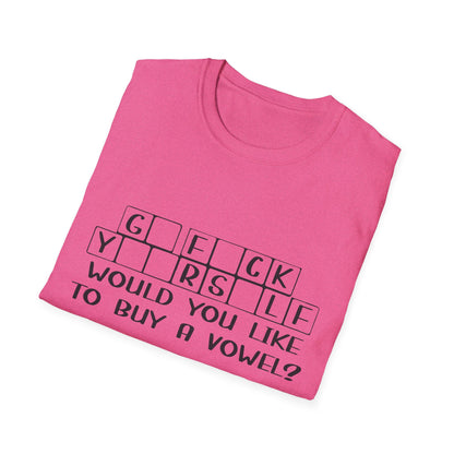 Funny Unisex T-Shirt - "G F C K Y R S L F" Graphic Tee - Perfect Gift for Casual Wear