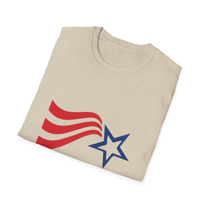 Patriotic 4th of July Unisex T-Shirt, Independence Day Shirt, USA Shirt, Casual Summer Tee, Red White Blue Celebration Tee