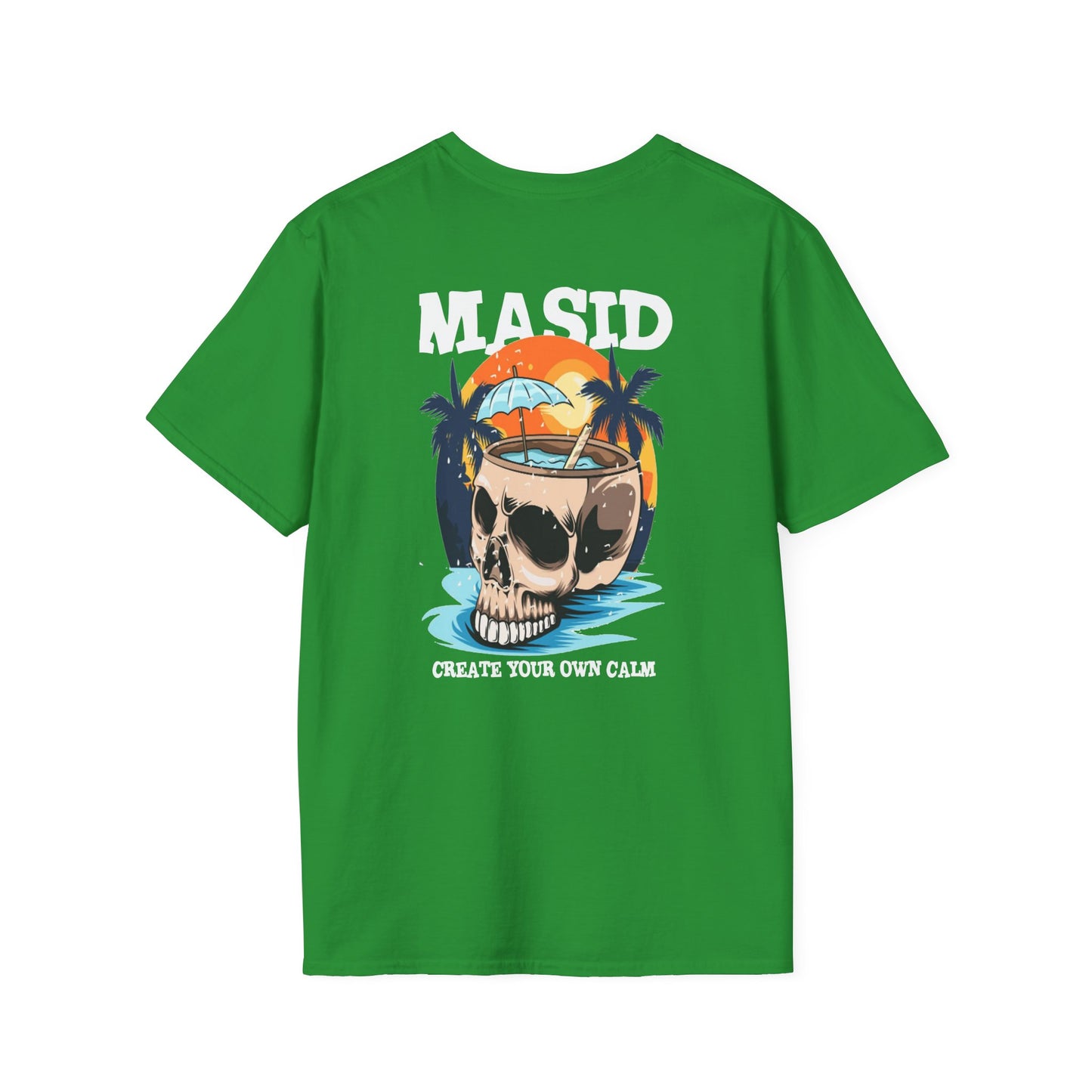 Unisex Softstyle T-Shirt - 'Create Your Own Calm' & Anime Design