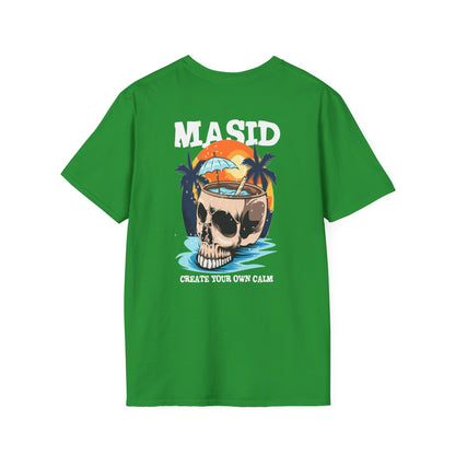 Unisex Softstyle T-Shirt - 'Create Your Own Calm' & Anime Design
