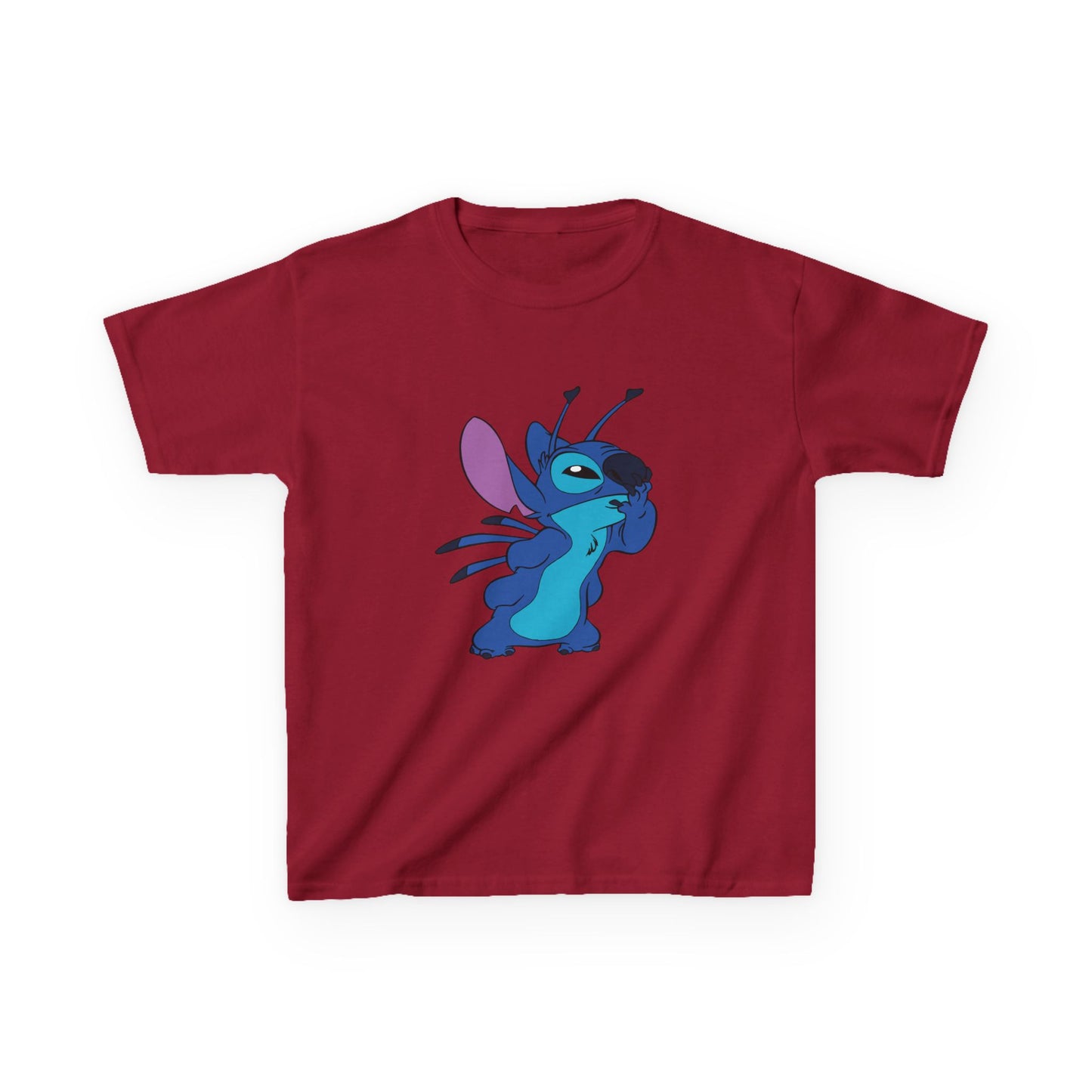 Kids Cotton Tee - Cute Stitch Design for Fun Adventures