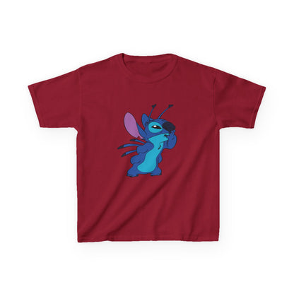 Kids Cotton Tee - Cute Stitch Design for Fun Adventures
