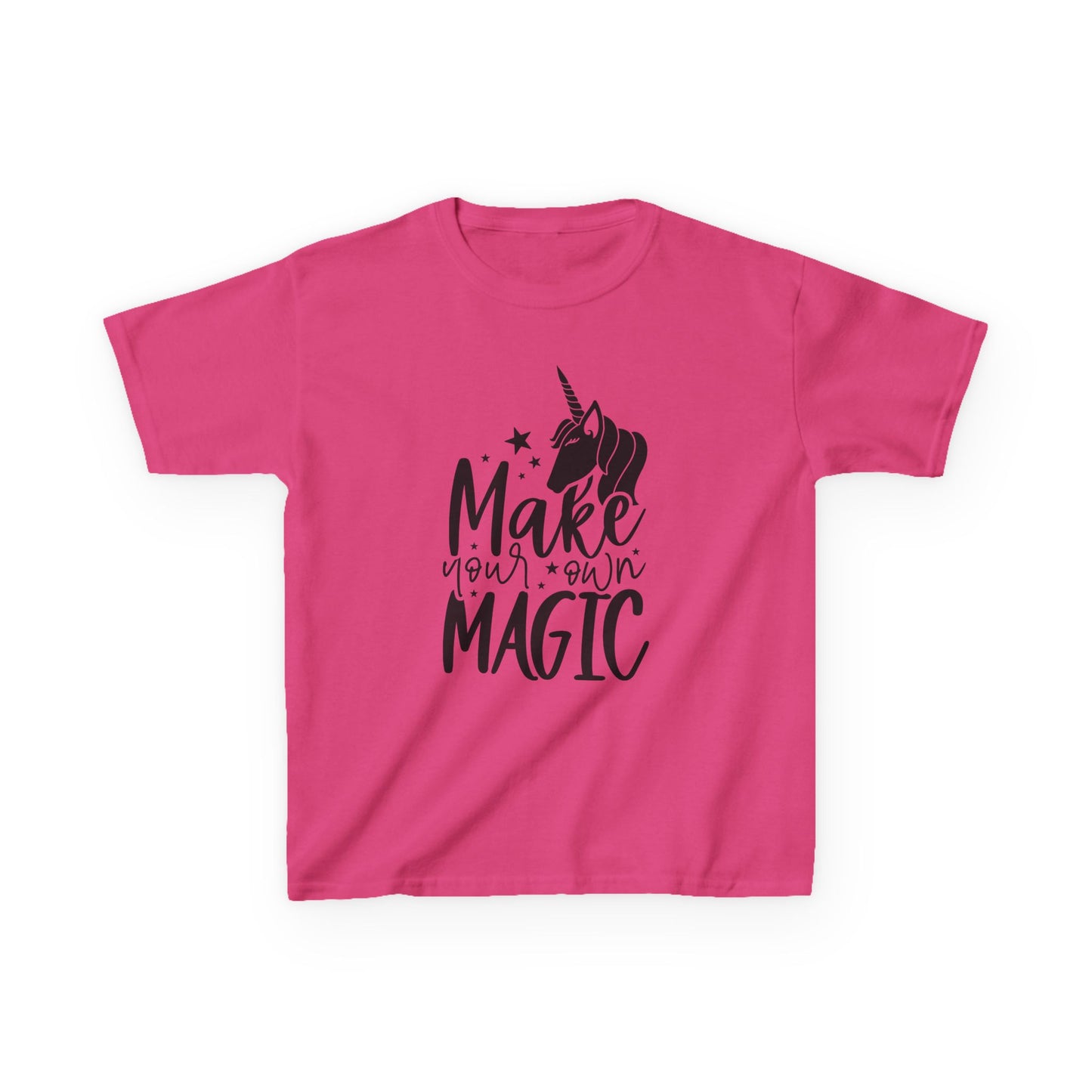 Kids Unicorn Magic Tee - 'Make Your Own Magic' Cotton Shirt