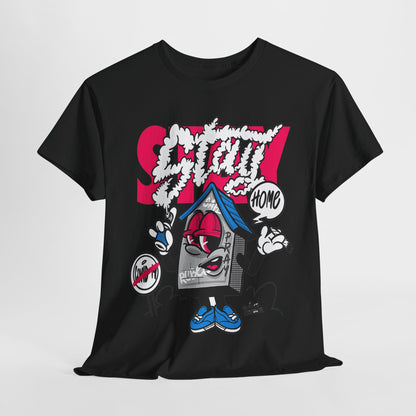 Street Art Unisex Heavy Cotton Tee - SNOT HOME Graphic Design