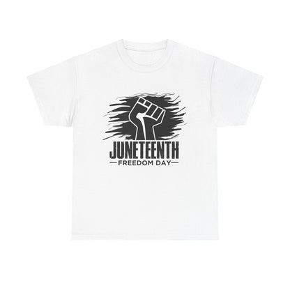Juneteenth Freedom Day Tee, Unisex Heavy Cotton, Black Power Graphic Shirt, Everyday Wear, Freedom Celebration Apparel, Juneteenth Gift