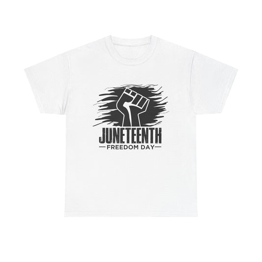 Juneteenth Freedom Day Tee, Unisex Heavy Cotton, Black Power Graphic Shirt, Everyday Wear, Freedom Celebration Apparel, Juneteenth Gift