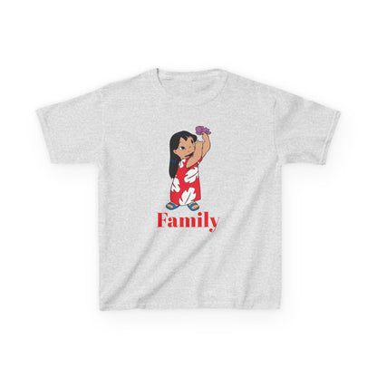Kids Family Tee, Cute Kids T-Shirt, Family Bonding Shirt, Birthday Gift for Kids, Cute Family Design Tee