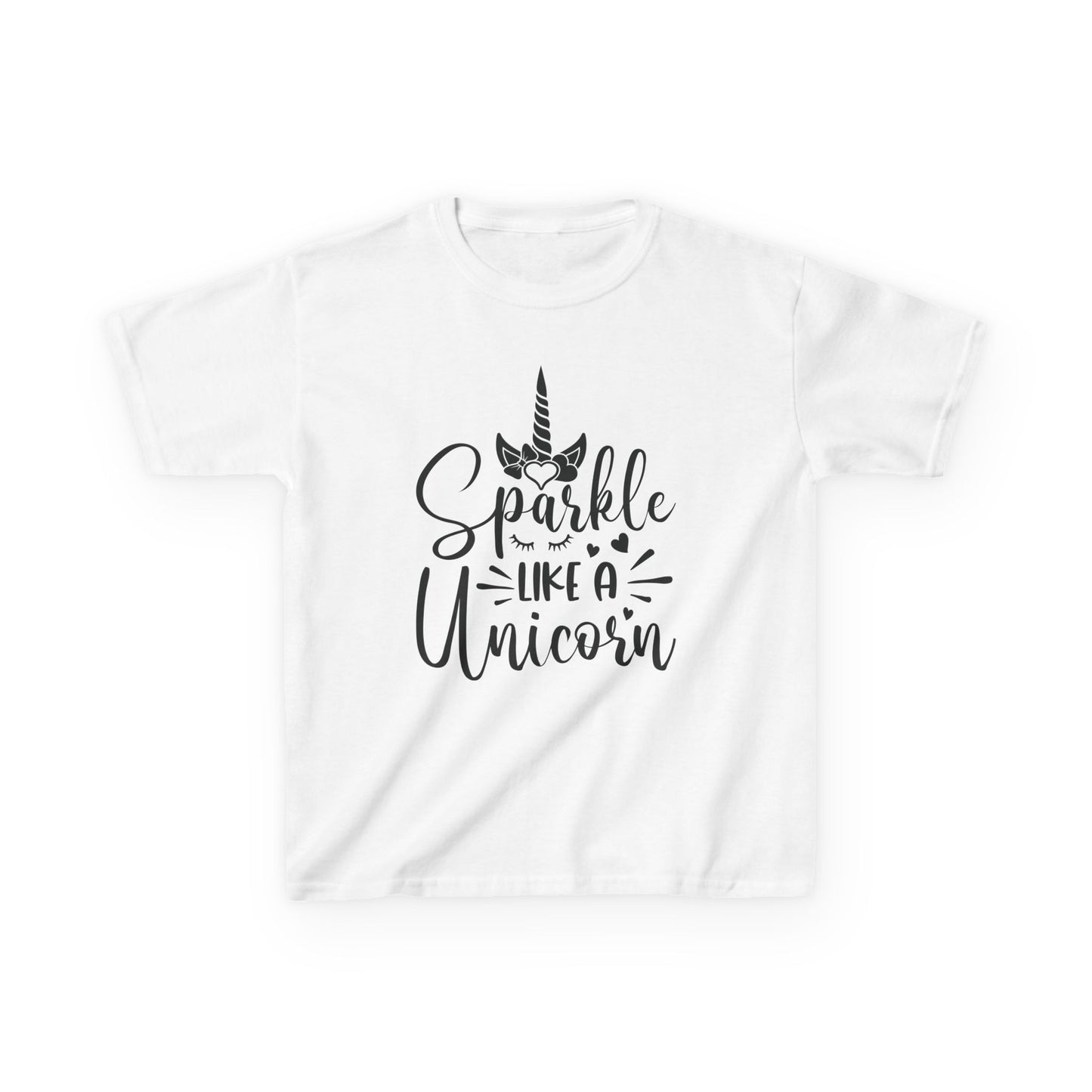 Sparkle Like A Unicorn Kids Tee - Fun & Colorful Cotton Shirt