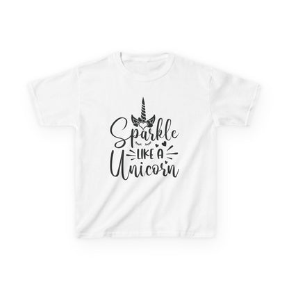 Sparkle Like A Unicorn Kids Tee - Fun & Colorful Cotton Shirt