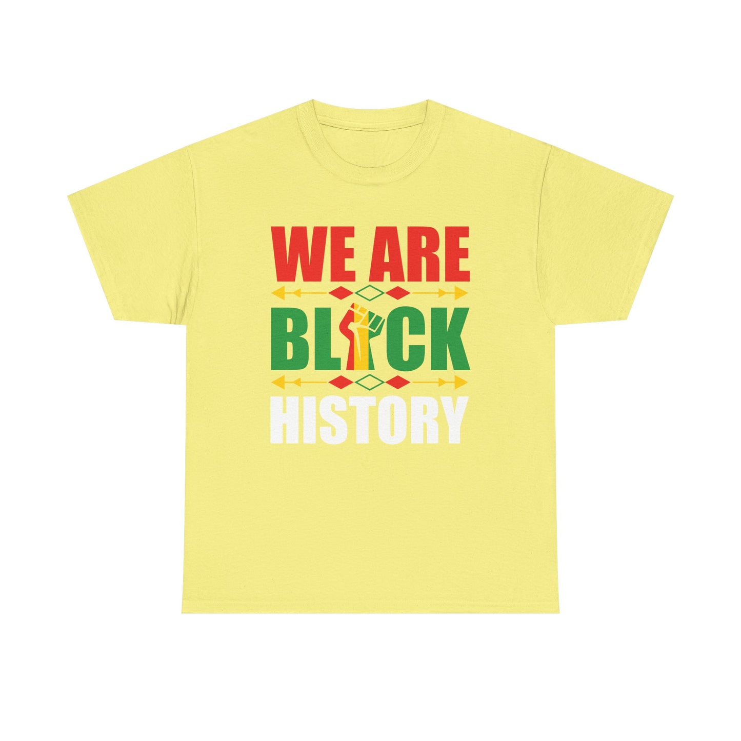 Unisex Heavy Cotton Tee - WE ARE BLACK HISTORY - Statement Tee, Celebrate Black History Month, Cultural Pride Apparel, Gift for [...]