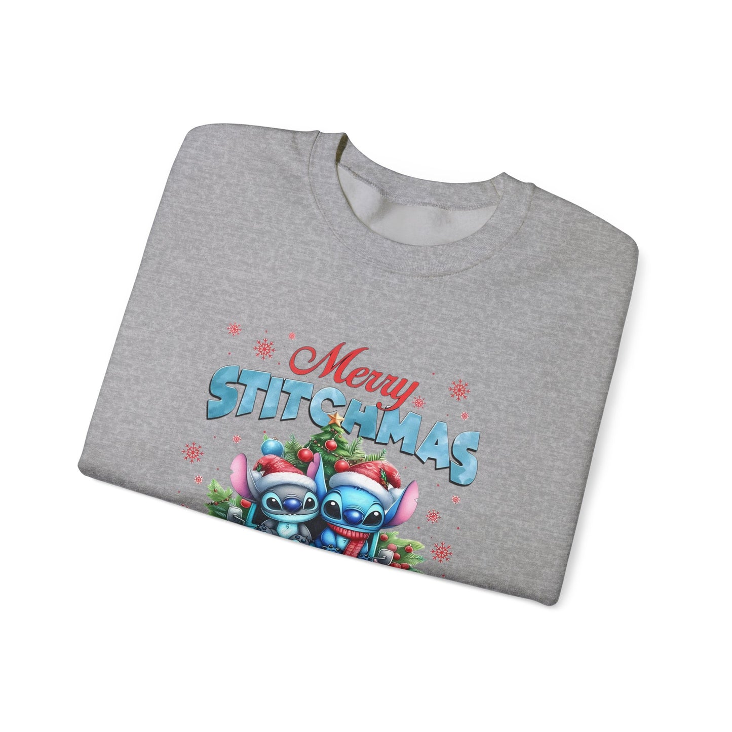 Merry Stitchmas Sweatshirt – Cute Stitch Holiday Crewneck