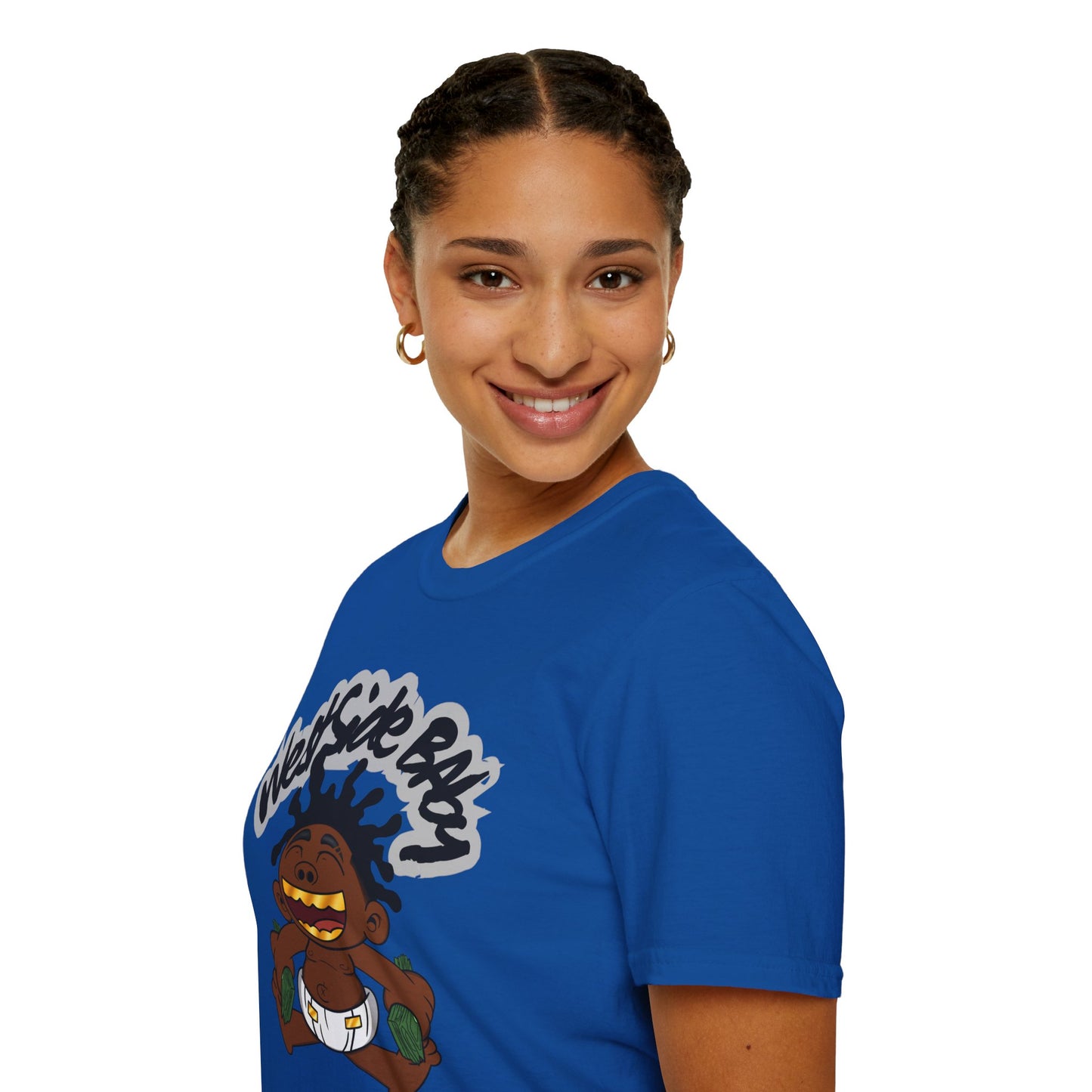 Westside Baby Graphic T-Shirt - Unisex Softstyle Tee for Fun and Unique Style