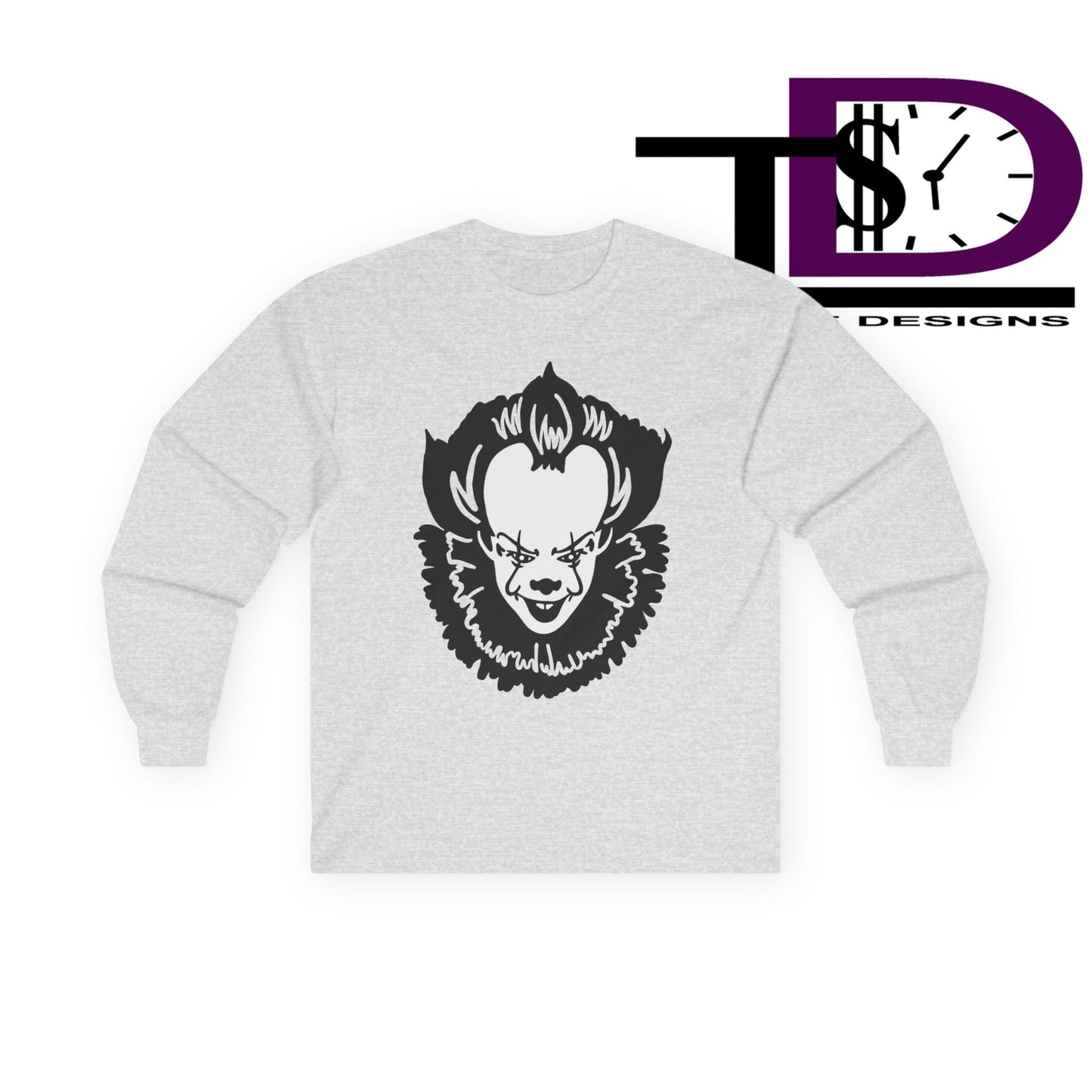 Fierce Lion Graphic Long Sleeve Tee | Perfect for Animal Lovers, Unique Gift, Casual Wear, Birthday, Everyday Style, Statement Shirt