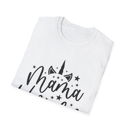 Mama Unicorn Unisex Softstyle T-Shirt – Perfect Gift for Moms, Magical Occasions & Everyday Wear