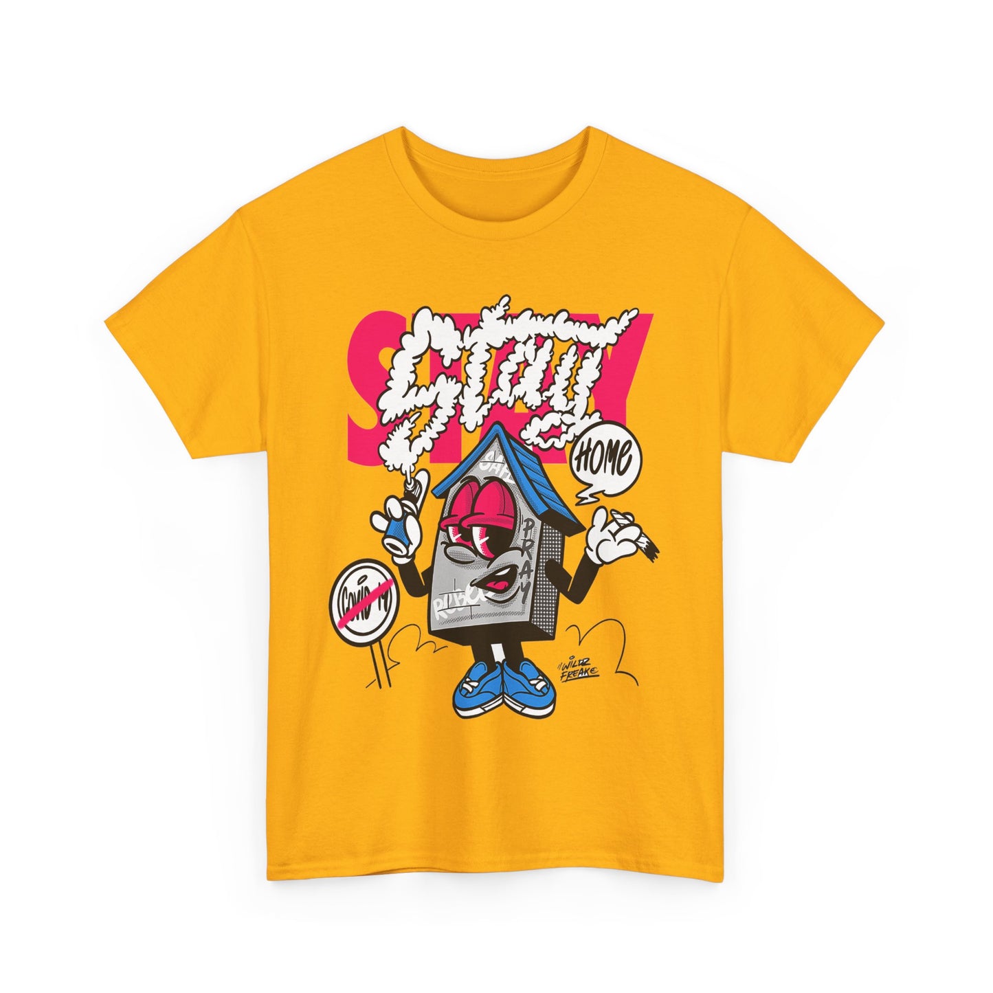 Street Art Unisex Heavy Cotton Tee - SNOT HOME Graphic Design