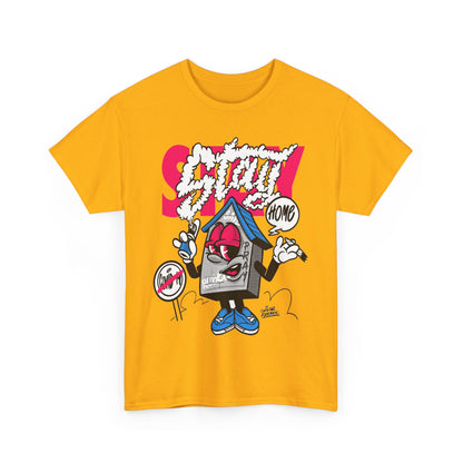 Street Art Unisex Heavy Cotton Tee - SNOT HOME Graphic Design