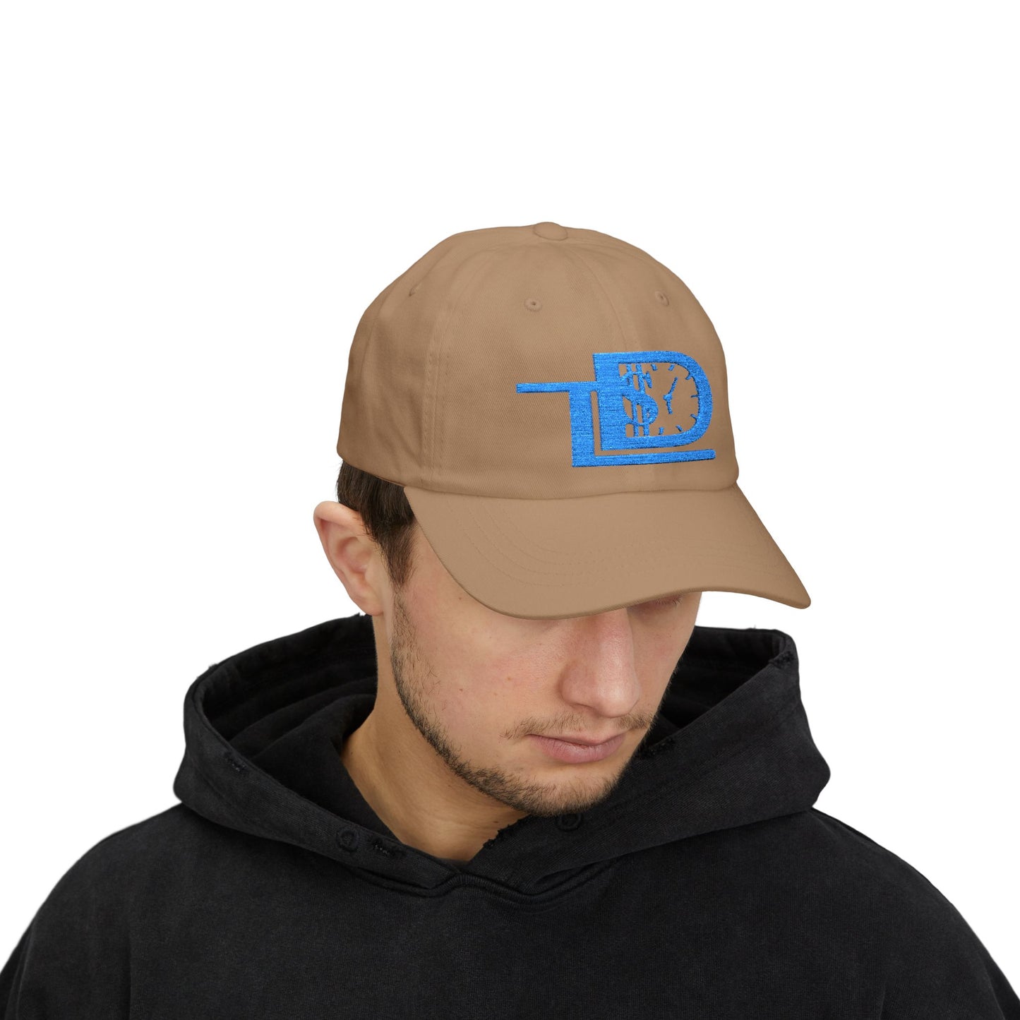 Classic Dad Cap with Funky Clock Design, Adjustable Baseball Hat, Trendy Accessory for Dads, Perfect Gift for Father's Day, Casual Style