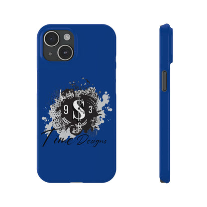 Stylish Dollar Clock Slim Phone Case | Time Designs
