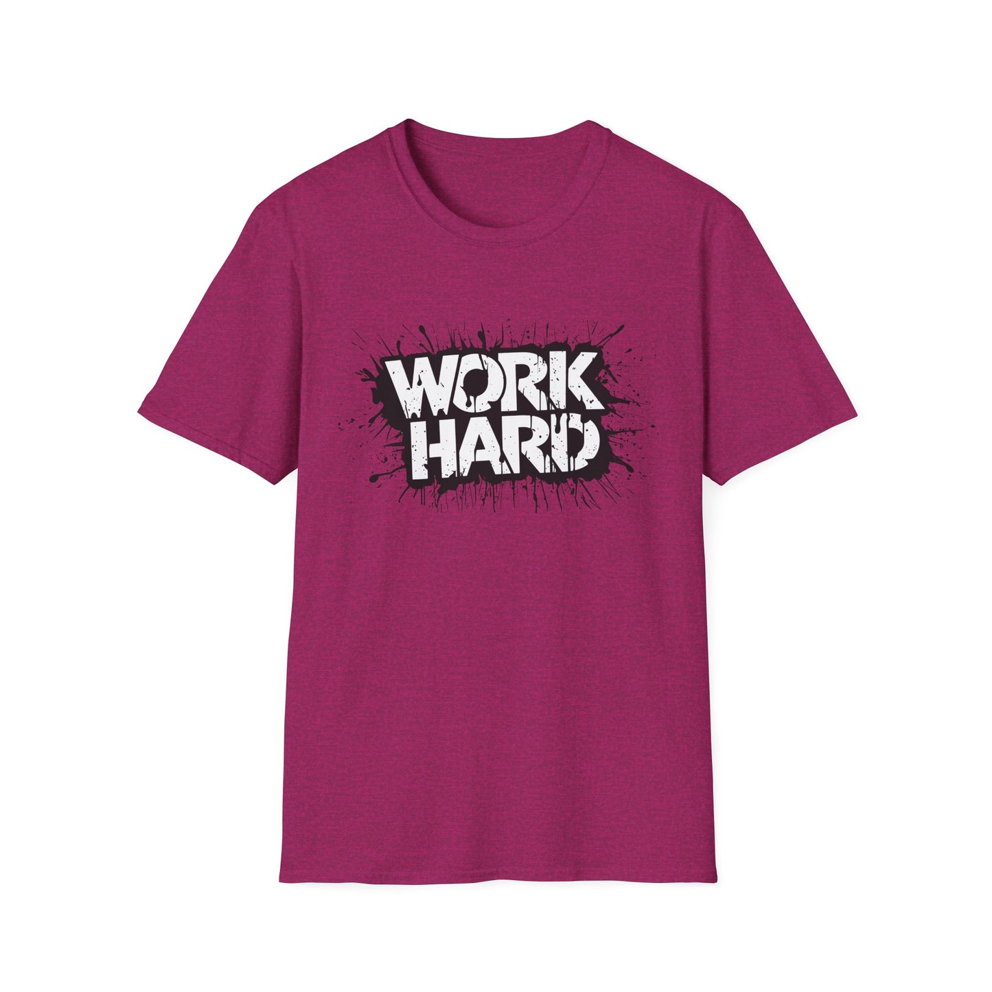 Work Hard Unisex T-Shirt - Motivational Tee for Gym, Gifts, Casual Wear, Funny Shirt, Work Motivation Apparel