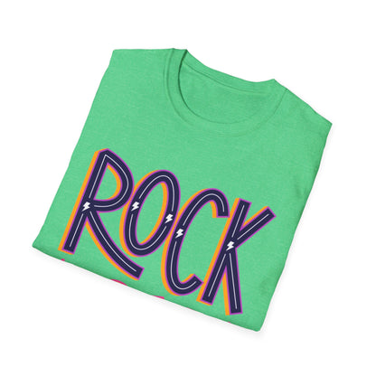 Rock On Unisex T-Shirt, Music Lover's Tee, Concert Outfit, Gift for Musicians, Fun Casual Wear