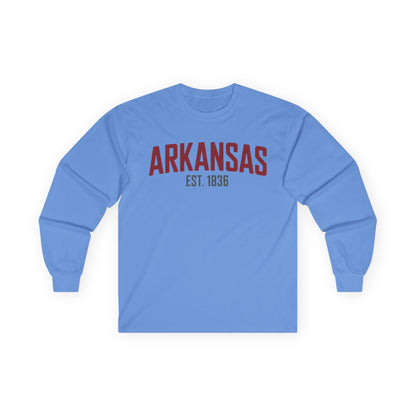 Arkansas Est. 1836 Long Sleeve Tee