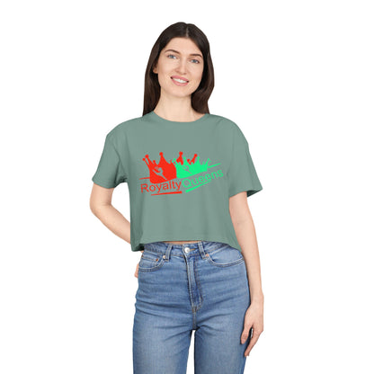 Royalty Queens Cropped Tee - Fun Style, Perfect for Celebrations, Birthdays, Casual Wear, Self-Love, Women's Fashion