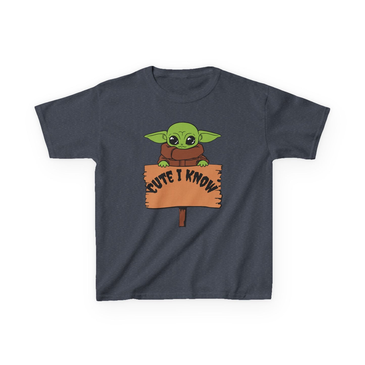 Cute Baby Alien Kids Tee - "Cute I Know" Design for Trendy Kids