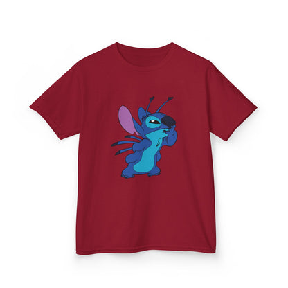 Kids Cotton Tee - Cute Stitch Design for Fun Adventures