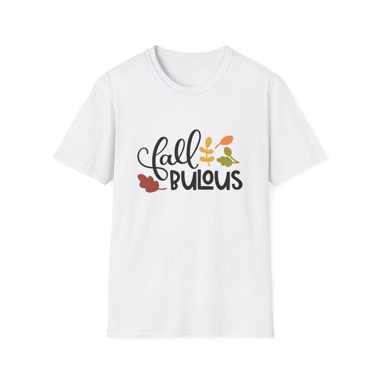 Fall Bulous Unisex Softstyle T-Shirt - Cozy Autumn Tee, Perfect for Thanksgiving, Fall Parties, Gift for Her, Seasonal Fashion