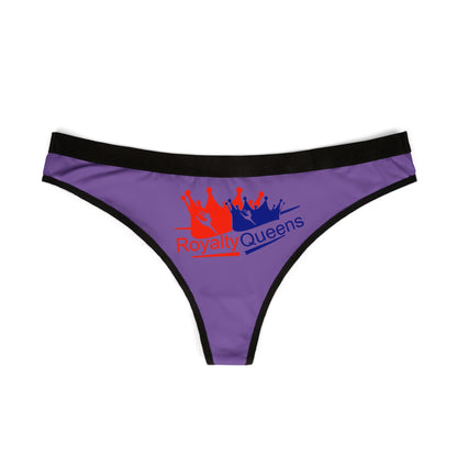 Royalty Queens Women's Thongs - Purple Lingerie for Confident Women
