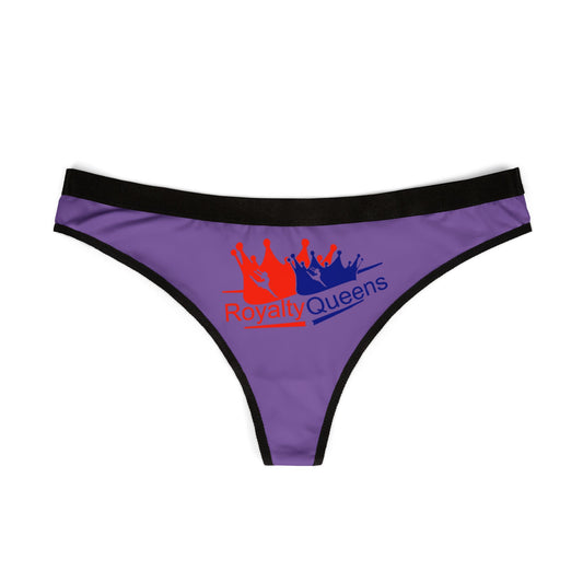 Royalty Queens Women's Thongs - Purple Lingerie for Confident Women