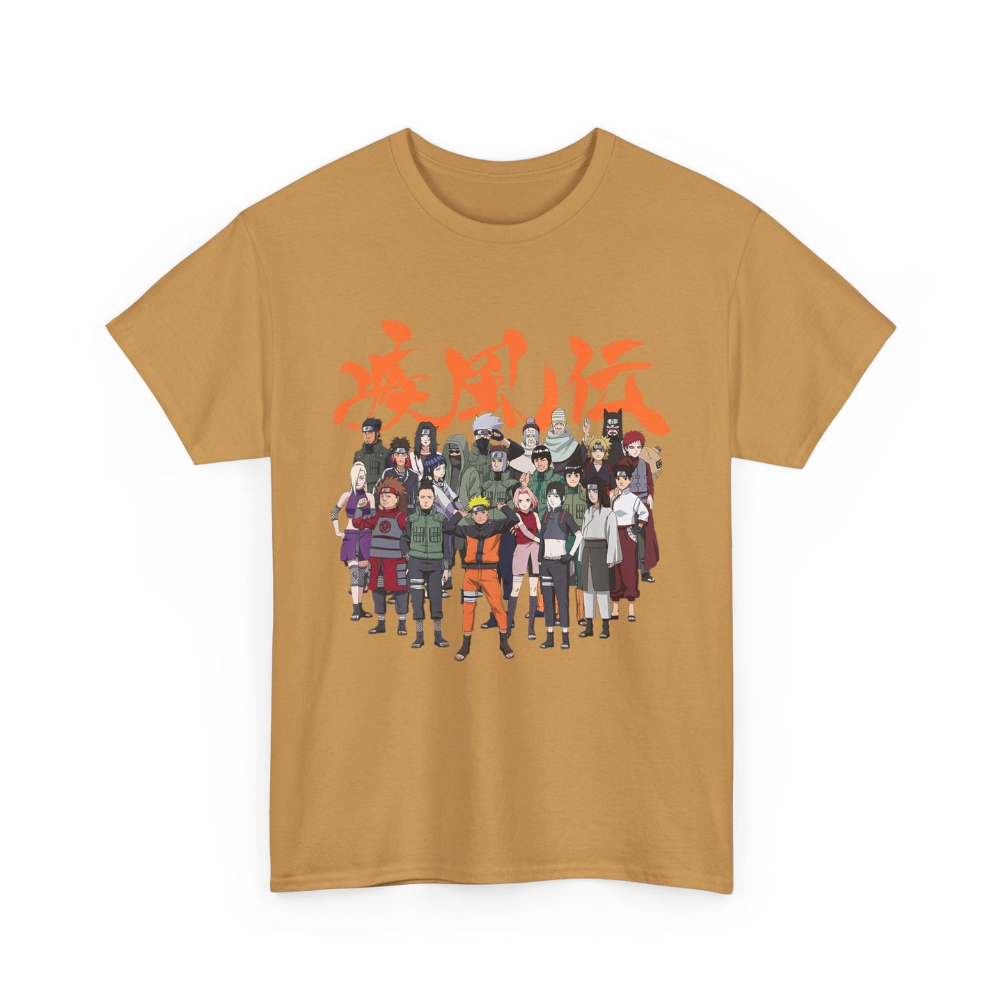 Anime Heroes Unisex Heavy Cotton Tee - Perfect for Fans and Casual Wear